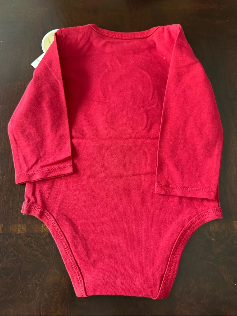 First Impressions Red Snowman Bodysuit